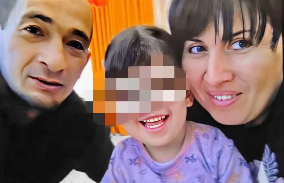 Руслан Совмен, Заира и их трёхлетняя дочь Диана. Ист: KP.RU https://share.google/BDKfcia6DVfKYgWBA