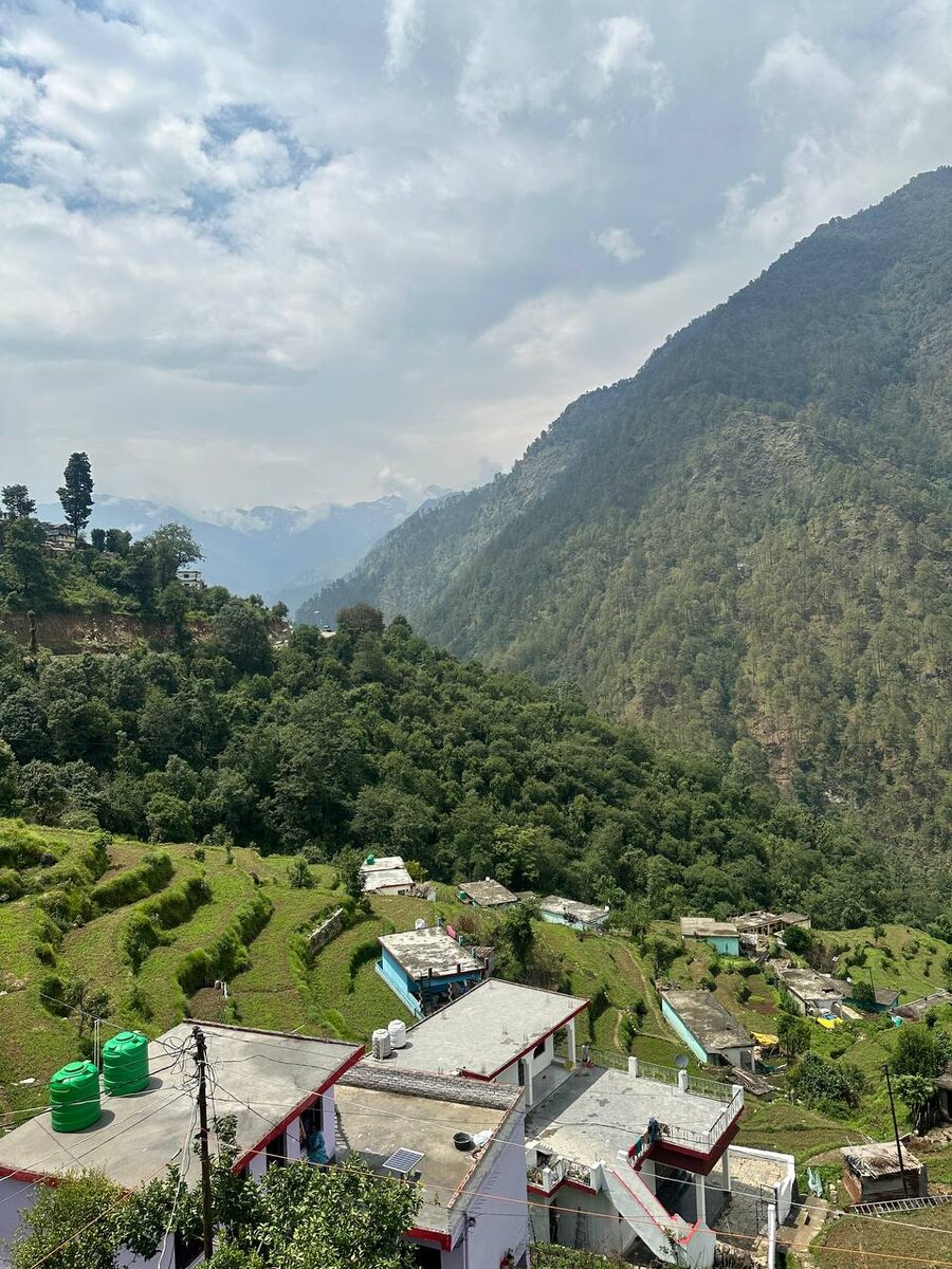 Вид из нашего отеля