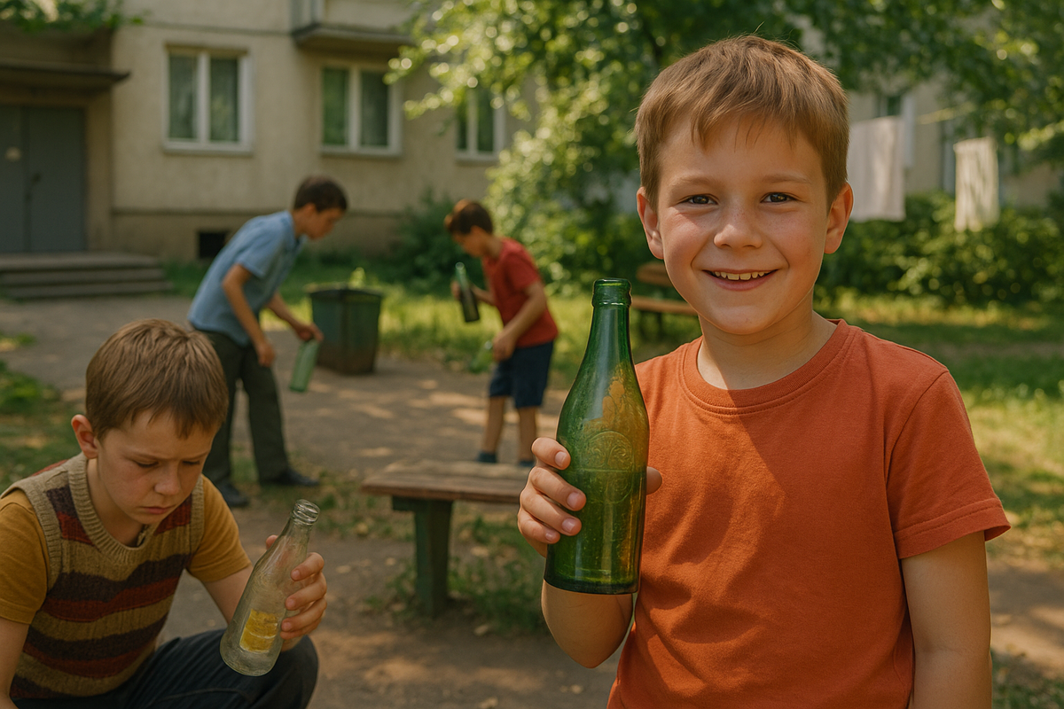 Для советских детей поиск бутылок был настоящим приключением и способом заработать на мороженое или билет в кино.