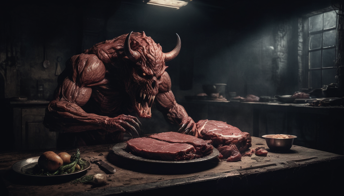 иллюстрация к рассказу Михаила Павлова "Фарш"