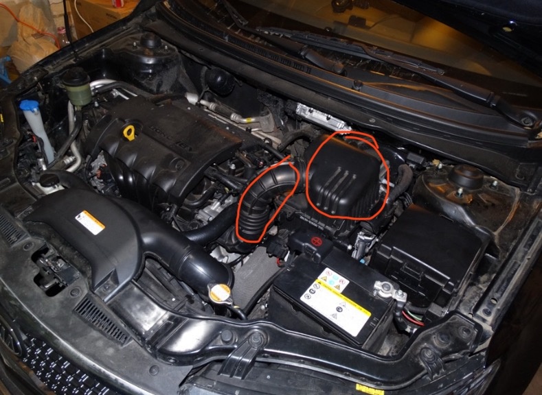 Воздушный короб и патрубок