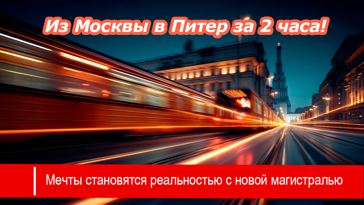 Столица соединяется с Севером: новая эпоха российских путешествий начинается с Московско-Питерской магистрали