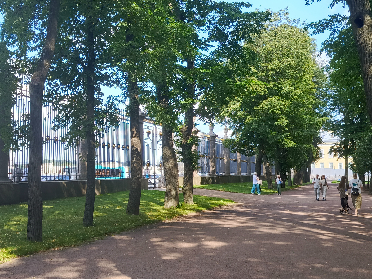 Аллея Летнего сада.
