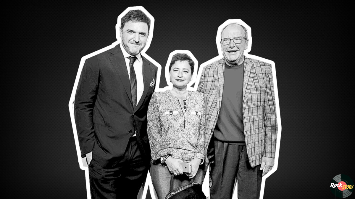 На фотографии: Ирина Млодик, Эммануил и Максим Виторган