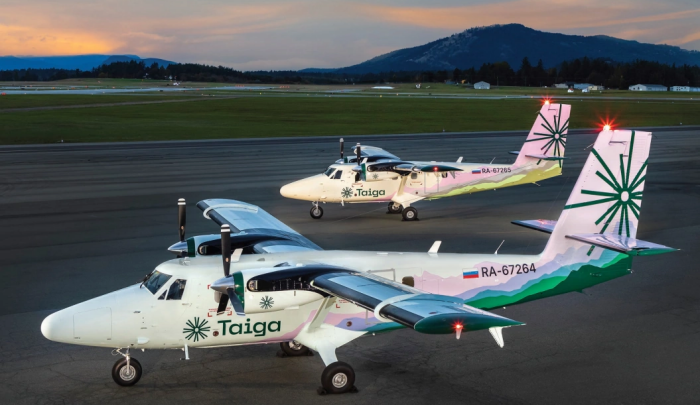 Те самые канадские «ласточки» Viking DHC / Фото: сайт авиакомпании «Тайга»