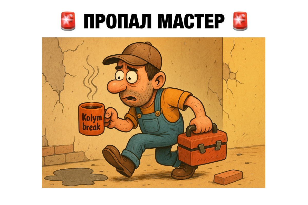 Пропал мастер, особые приметы: вечно уходит на калым, жалуется на заказчиков, не умеет заливать стяжку