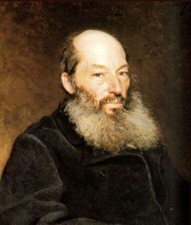 И.Е. Репин Портрет поэта Афанасия Афанасиевича Фета 1882. Государственная Третьяковская галерея