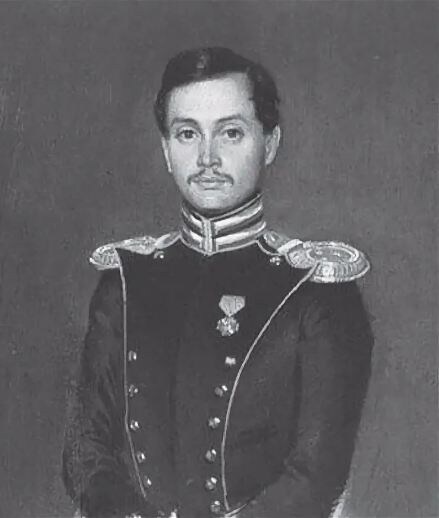 А. Фет. Изображение из книги «Военный Петербург эпохи Николая I