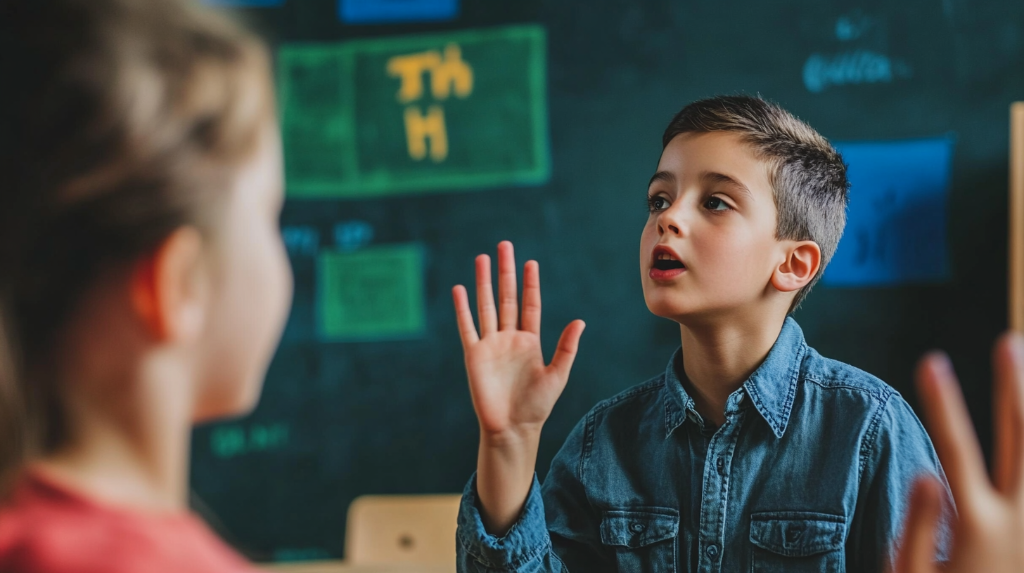 Школа английского языка. Картинка создана ИИ