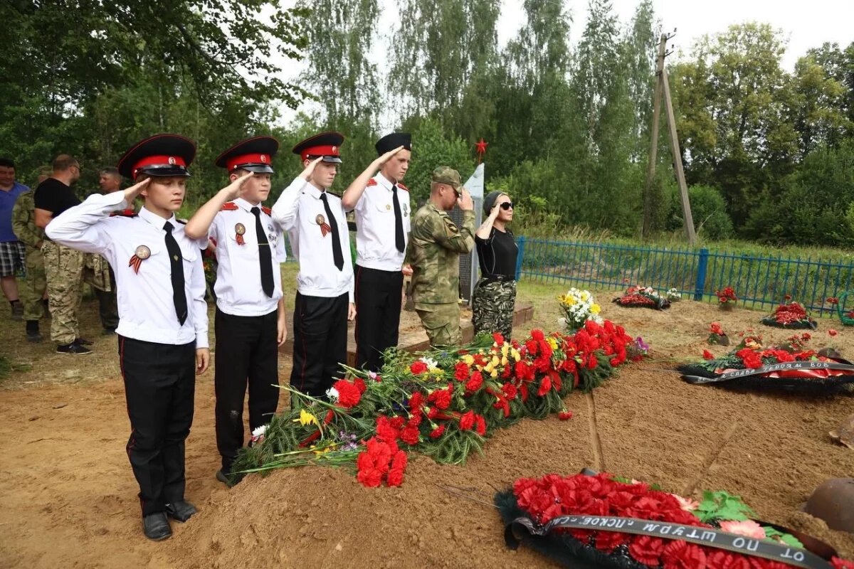    Останки 81 бойца захоронили в Псковской области по итогам Вахты Памяти