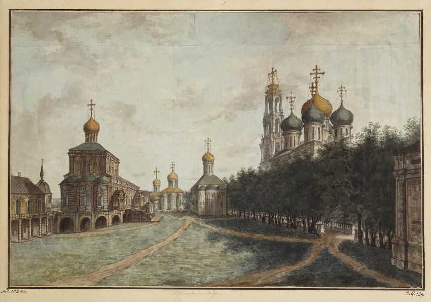 Алексеев Ф. «Вид Троице-Сергиевой лавры»