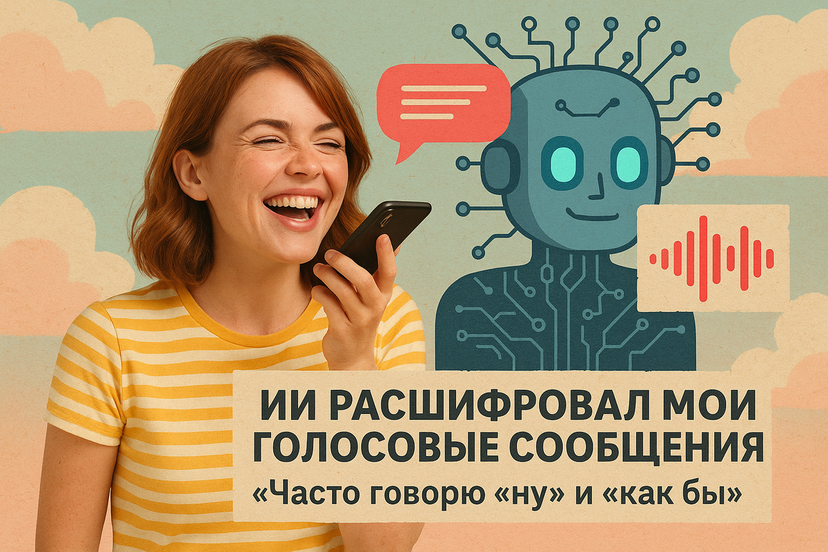 ИИ расшифровал мои голосовые сообщения 
