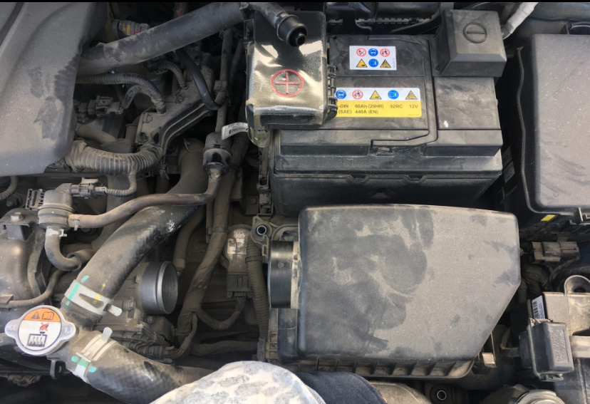 Снятый воздуховод 