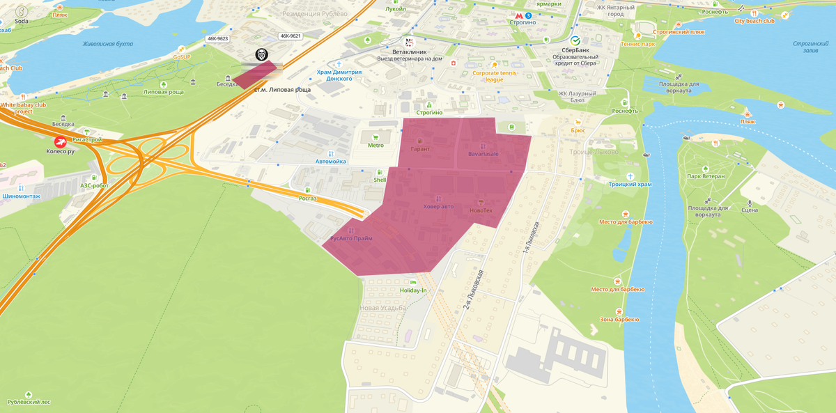 Пятно застройки ПИК / Среда в Строгино