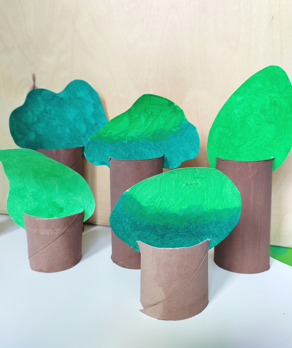 Деревья из втулок