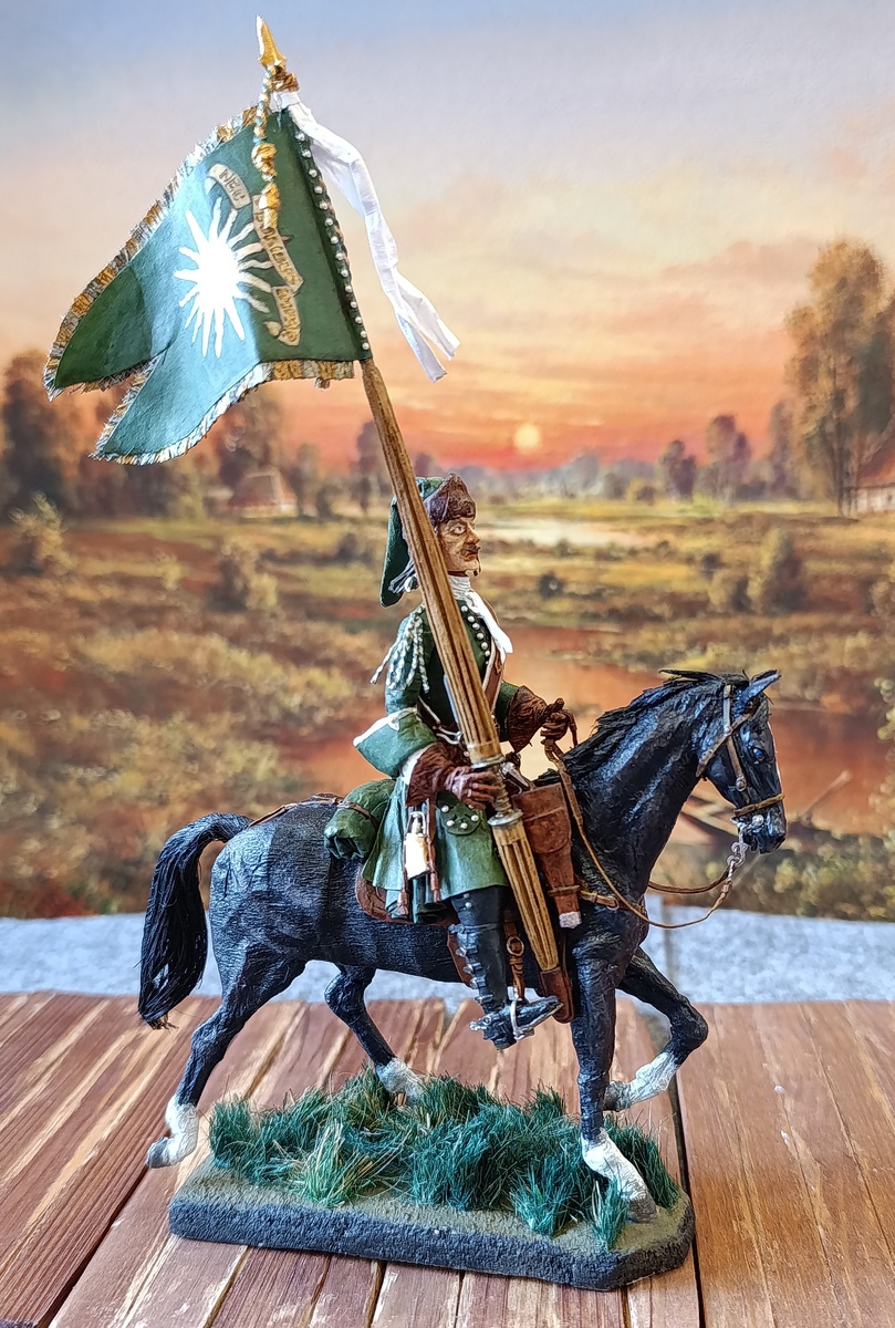 Фото автора. Корнет с ротным гвидоном (гидоном, в правильной транскрипцией).