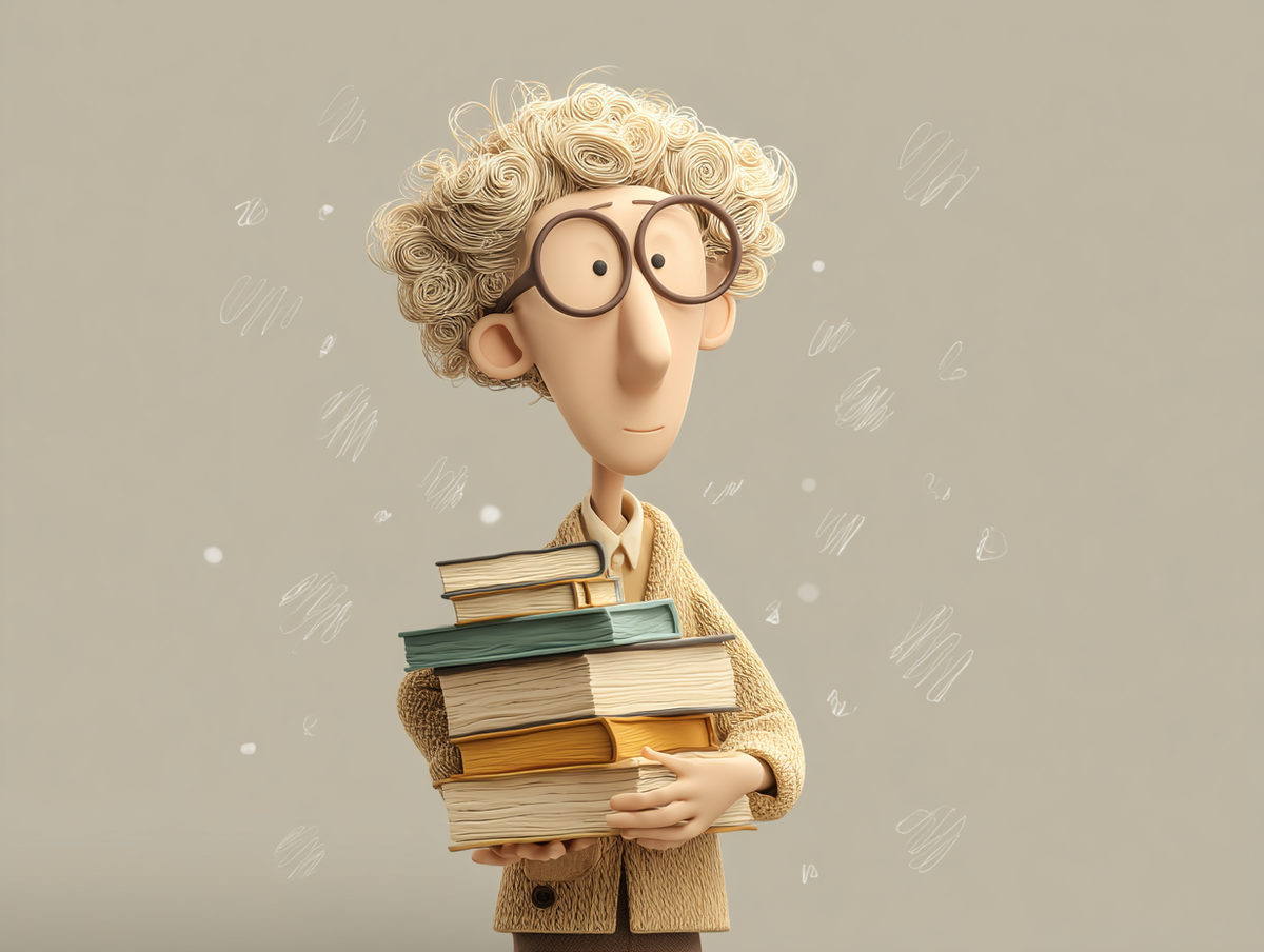 А такой тревожный вид, потому что — эрудит