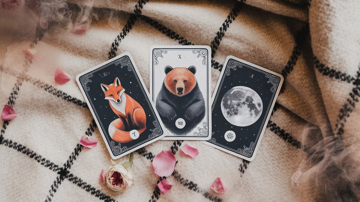 Лиса Медведь Луна