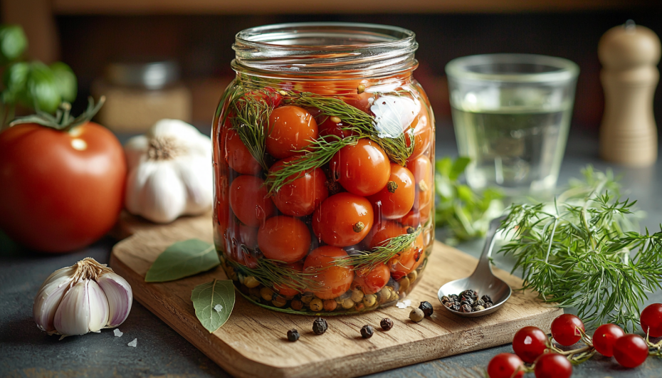 Домашние соленые помидоры — как в бочке, только быстрее