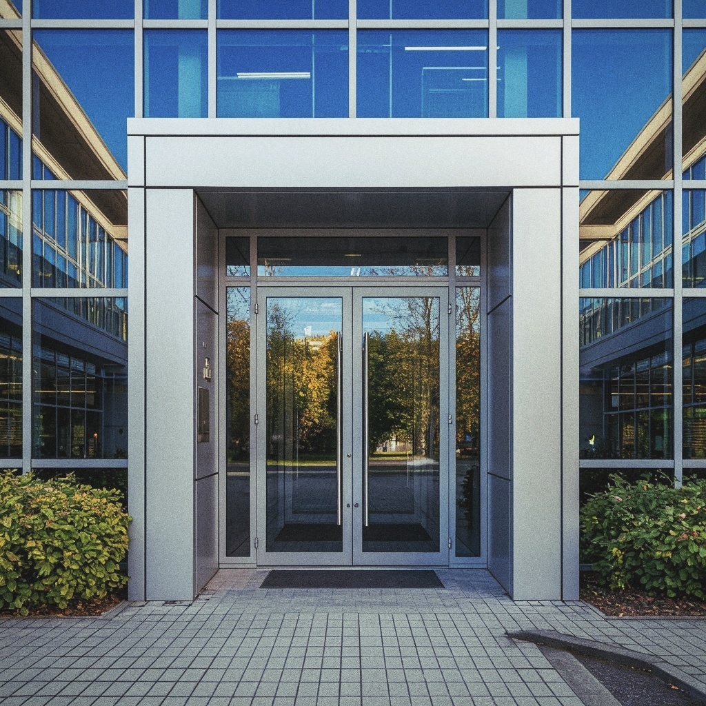 Алюминиевая входная группа - этосовременный дизайн и прочность!