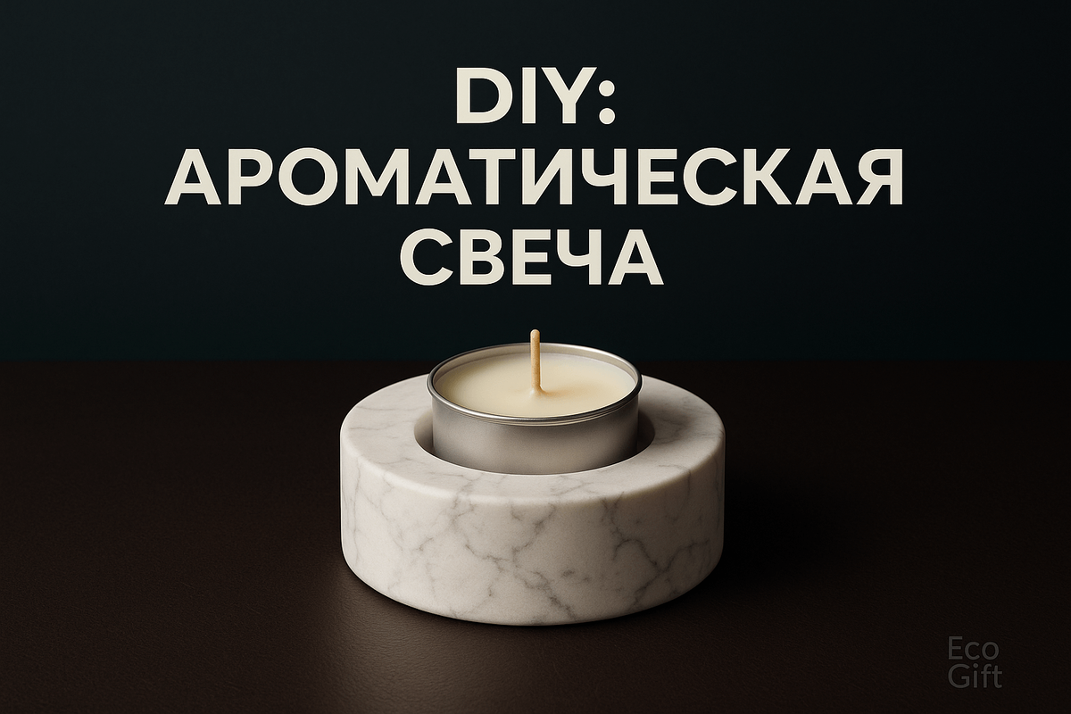    Ароматическая свеча в гипсовом подсвечнике: создайте идеальный уют сами Марина Погодина