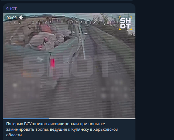    Фото: скриншот Telegram/SHOT