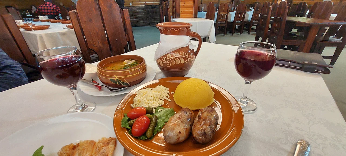 Блюда ресторана Кодру