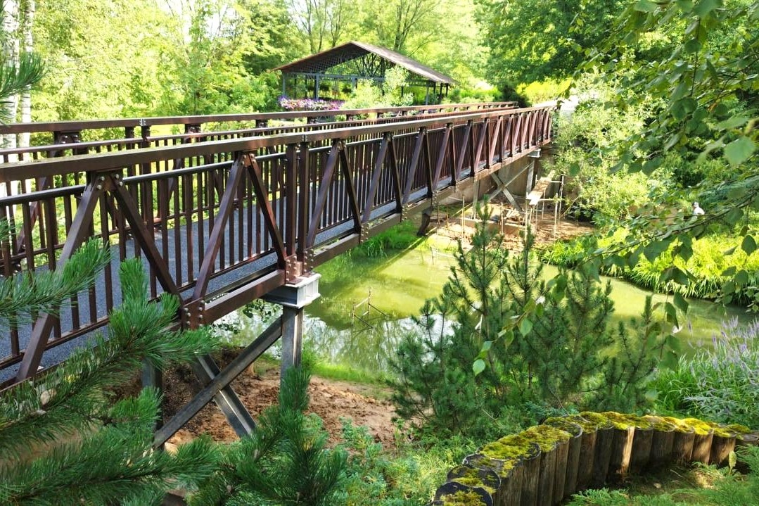 Алюминиевый мост в цвете Венге