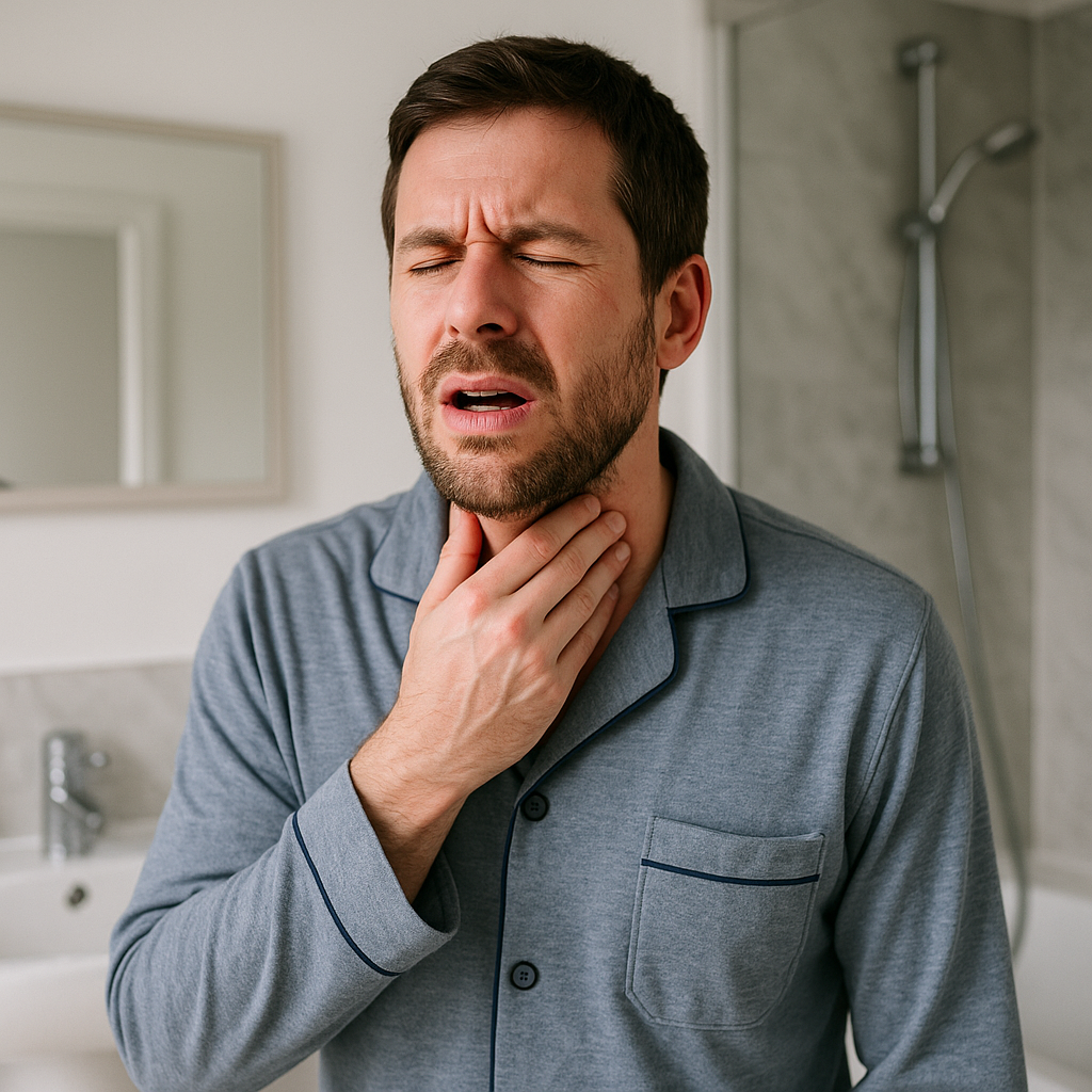 Иногда симптомы маскируются под хронический фарингит, аллергический ринит или даже «затянувшийся бронхит».