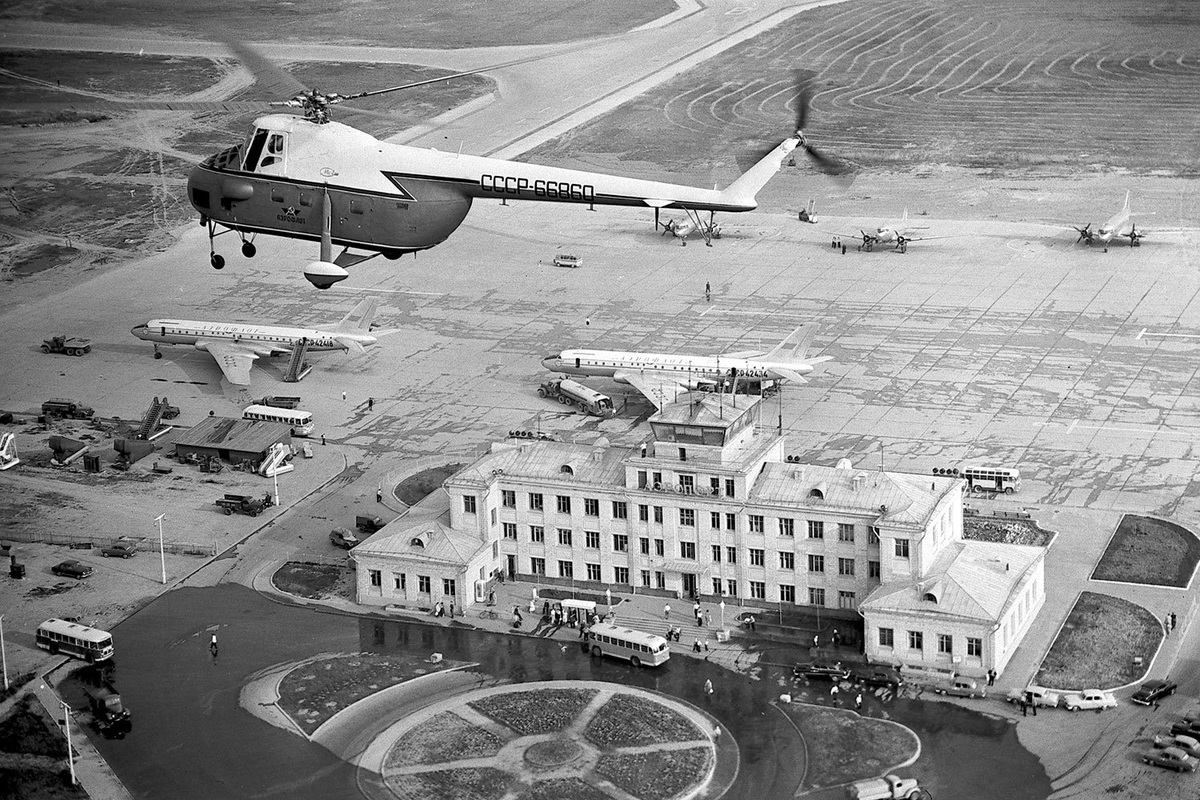 Аэропорт Шереметьево, вид с воздуха