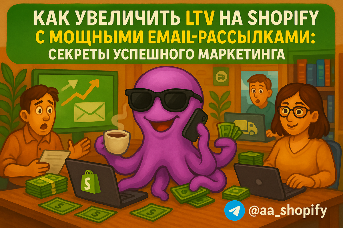    Как увеличить LTV на Shopify с мощными email-рассылками: секреты успешного маркетинга aa_ecom