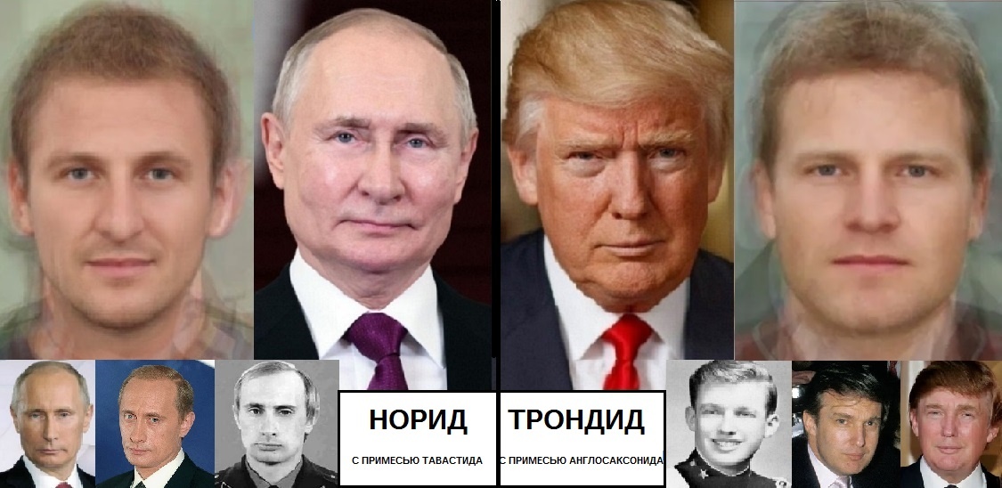 Это "ЗАПАДНЫЕ" ЛЮДИ. Расовые типы обоих президентов - ЗАПАДНОЕВРОПЕЙСКОГО ПРОИСХОЖДЕНИЯ. (материал из открытых источников)
