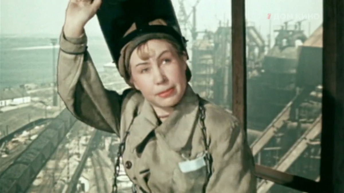 Кадр из фильма Александра Зархи «Высота» (1957)