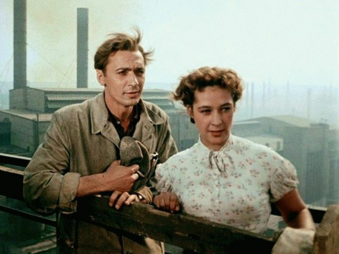 Кадр из фильма Александра Зархи «Высота» (1957)