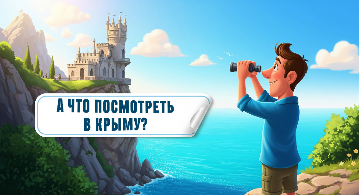 Столько красивых мест и это всё в Крыму! Давай расскажу про главные из них