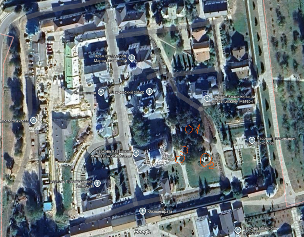 Фото сверху (карты гугл)