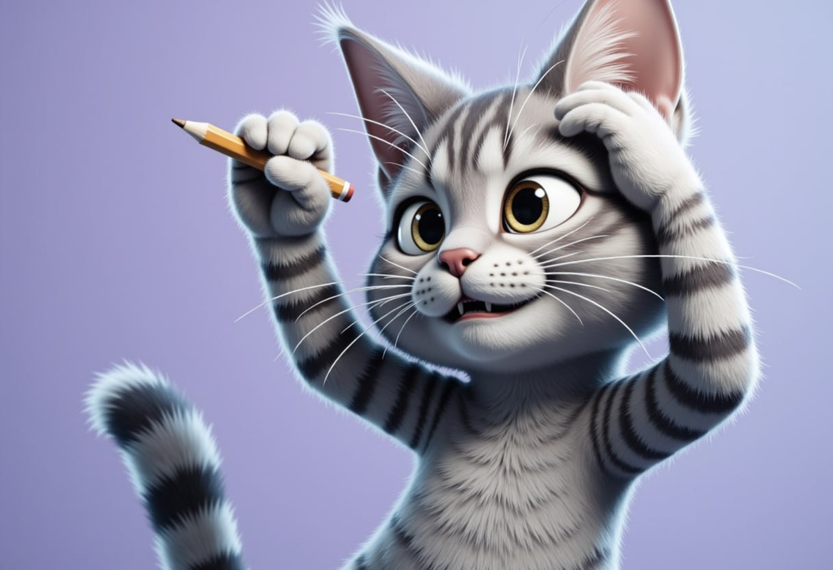 кстати, Ваш пушистый слуша - тоже левша!