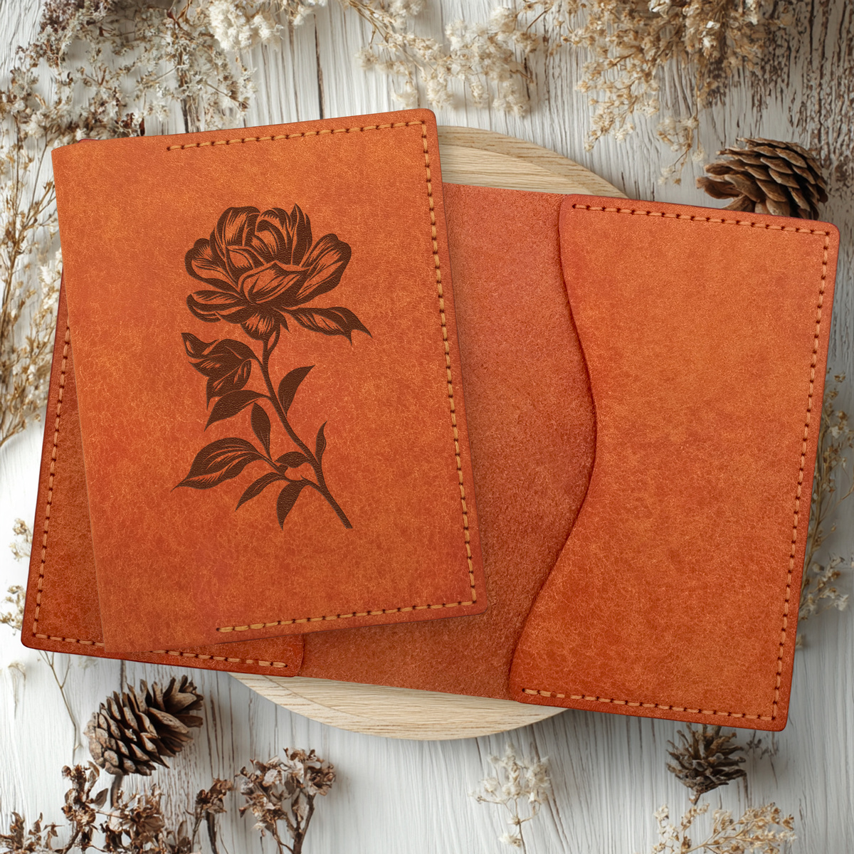 Обложка на паспорт "Fiora Libera" из кожи Pueblo
