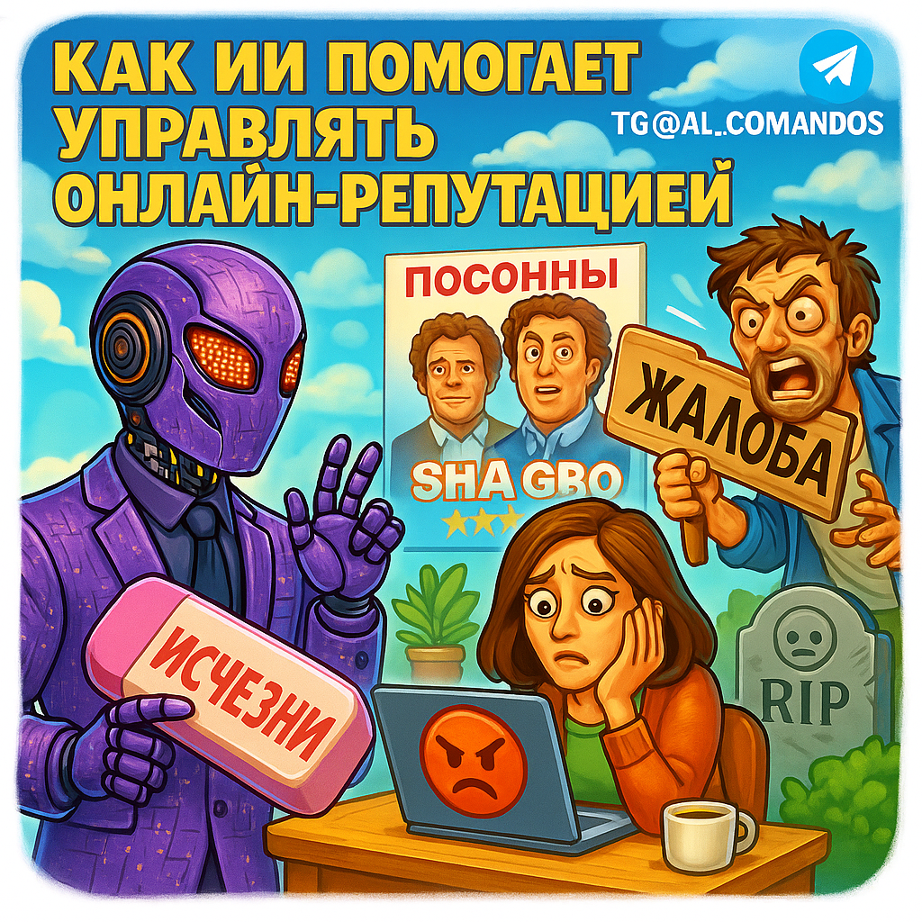    ИИ-СЕРМ: Управляем онлайн-репутацией за 47 минут и удаляем негатив БЕЗ ПЕРЕПЛАТЫ! Дмитрий Попов | Comandos.ai