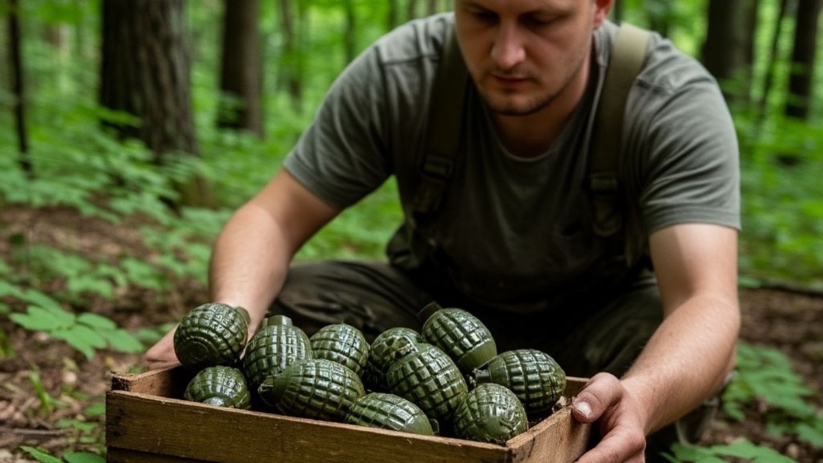    Лесная находка обернулась тюрьмой: курянин получил срок за хранение гранат