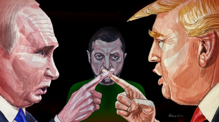    «Если тебя нет за столом, ты — в меню». В Financial Times ожидают, что Украина предстанет перед фактом сделки Трампа и Путина
