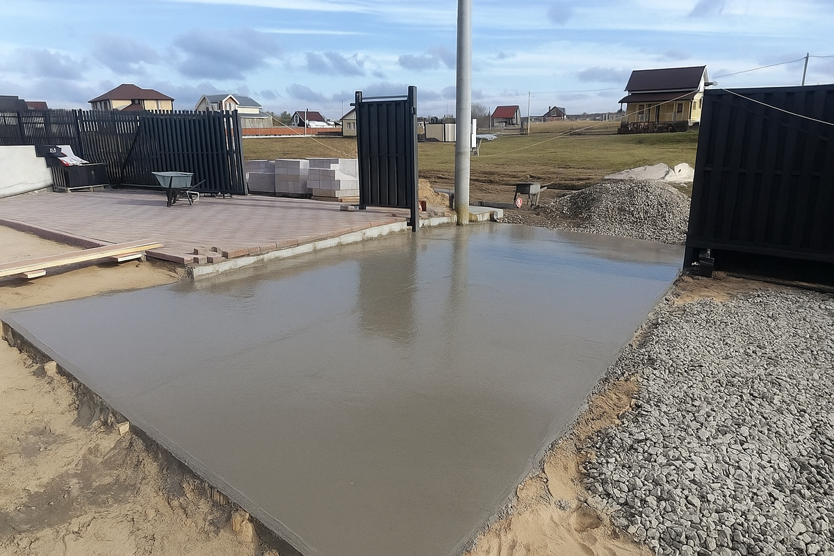 Бетонное покрытие