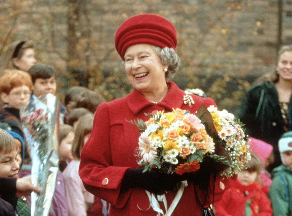 Елизавета II в России в октябре 1994 года.
