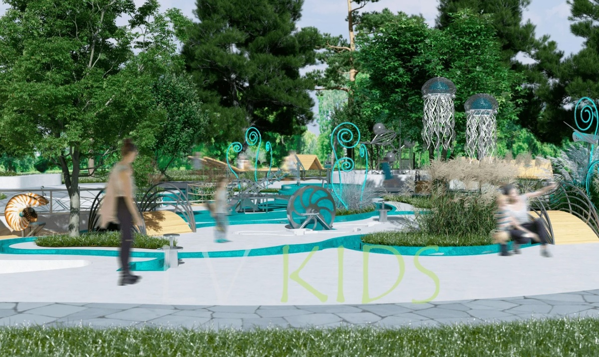                                    Водная детская площадка "Rio Del Sol". LAGO VERDE (тм)
