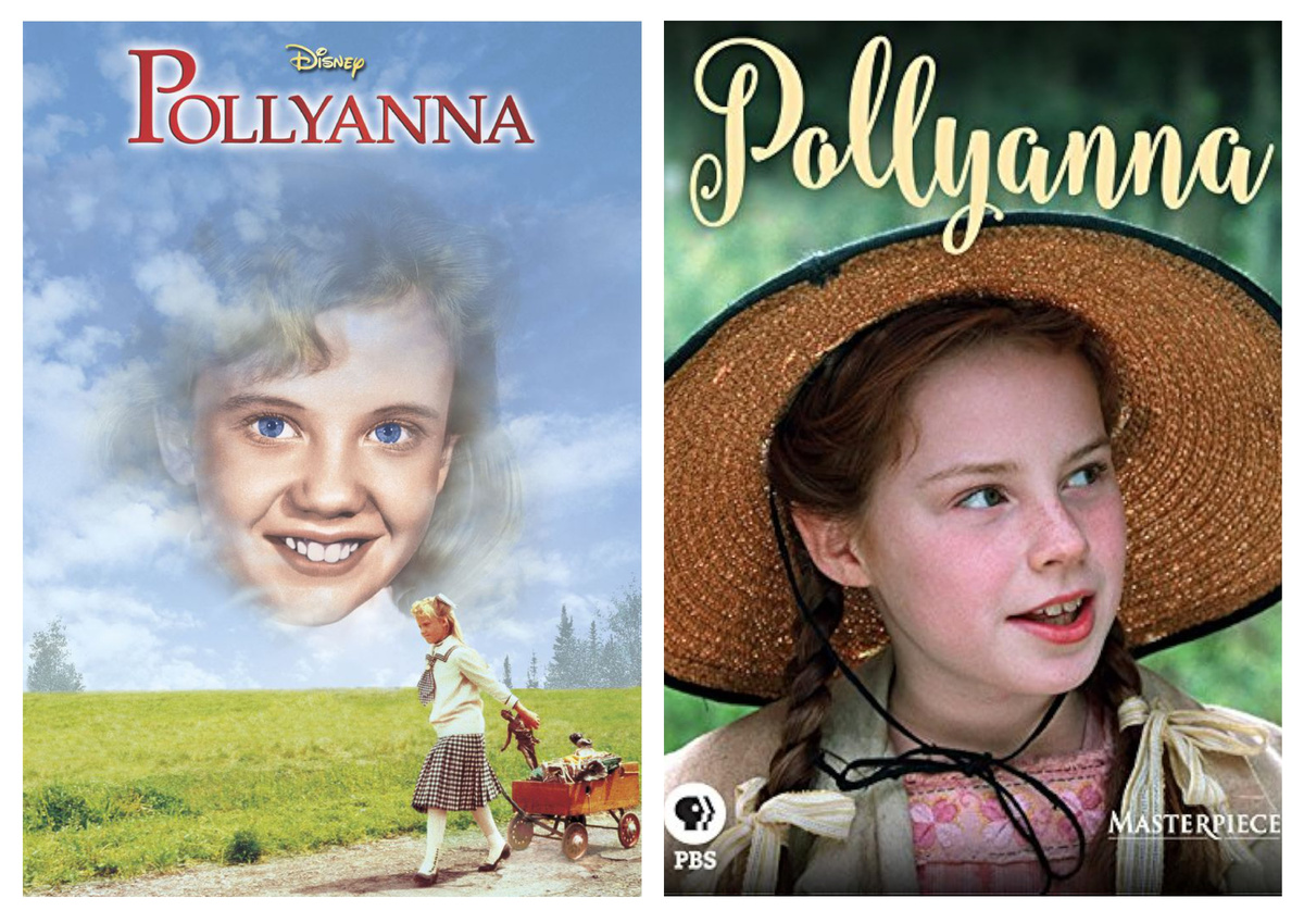 Pollyanna — роман-бестселлер американской писательницы Элинор Портер, опубликованный в 1913 году. Для радости всегда есть повод, надо только его найти, — так рассуждает Поллианна. Ее суперспособность — во всем видеть хорошее и радоваться всему, что с ней происходит. Девочка находит радость в самых грустных вещах, но однажды с ней случается несчастье: вероятно, она никогда больше не сможет ходить. Но даже эта трагедия оборачивается радостными событиями. Благодаря оптимизму Поллианны меняется мир вокруг нее и жизни многих людей становятся лучше. Эта книга, трогательная и добрая, учит нас не расстраиваться и во всем, даже в самых сложных ситуациях, искать что-то хорошее, ведь когда начинаешь искать во всем что-то хорошее, постепенно забываешь о неприятностях.