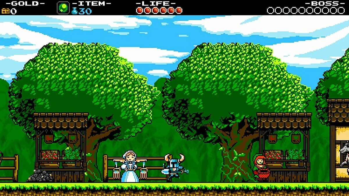 Скриншот из игры "Shovel Knight"