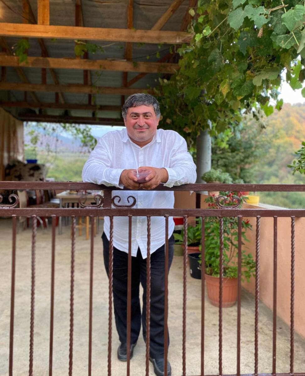 Вадим Губаз в селе Члоу