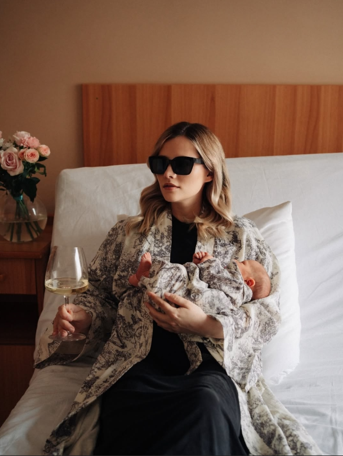 Лиза со своей дочерью Агатой