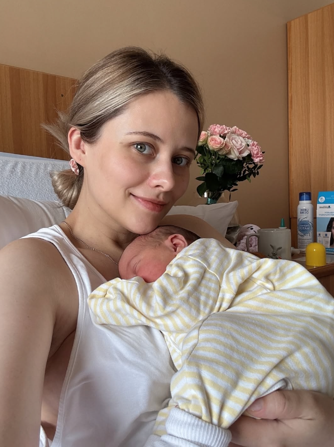 Первые дни Лизы Гончаровой в роли мамы