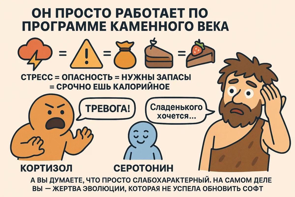 Анатомия эмоционального переедания